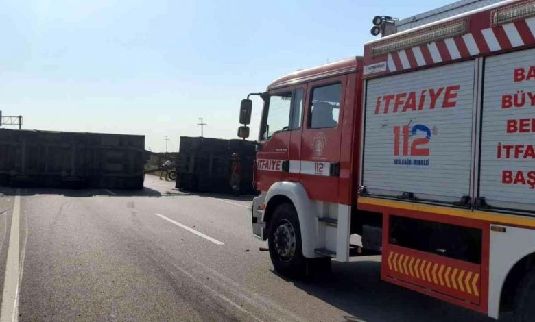 Isparta haberleri: Bandırma Gönen yol ayrımında trafik kazası