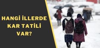 Okullar hangi illerde tatil edildi? 14 Mart 2022 hangi illerde okullar tatil? Bugün kar tatili hangi şehirlerde?