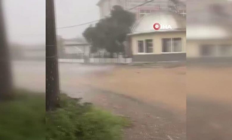 Isparta haberi... Gönen'de dolu yağışı