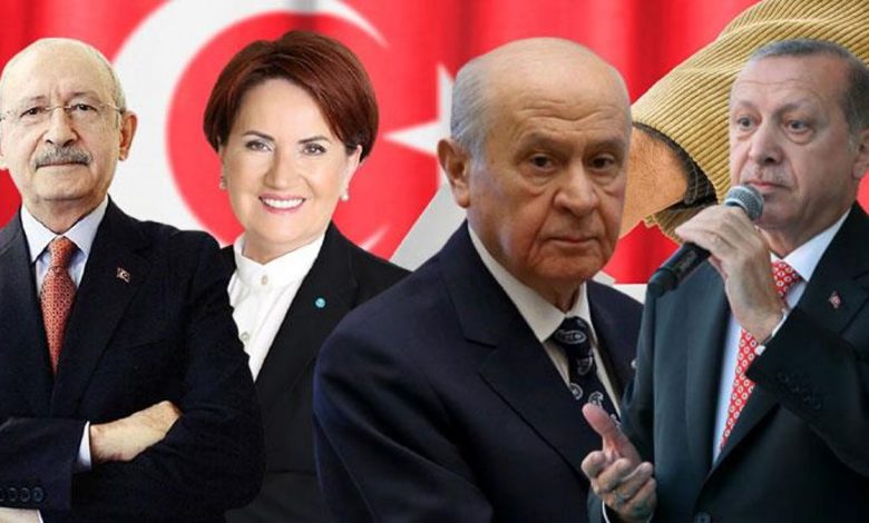 Türkiye'nin seçim havasına girdiği dönemde yapılan ankete AK Parti'nin oy oranı damga vurdu