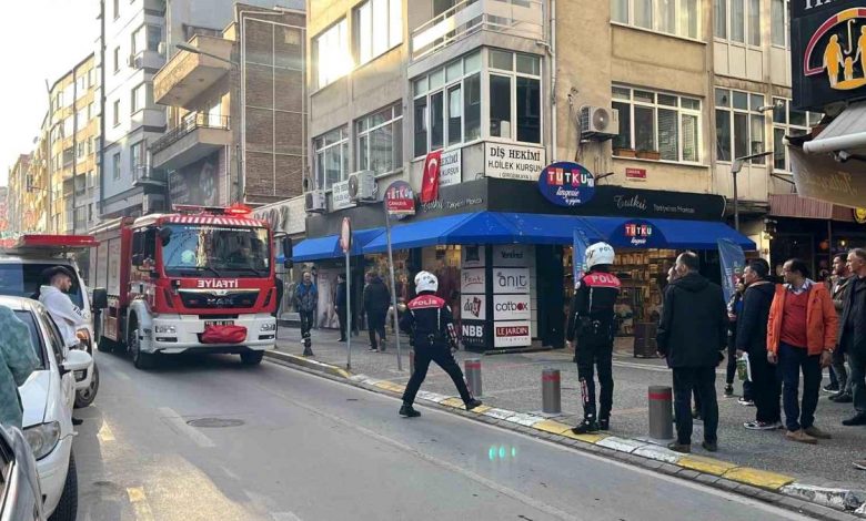 Baca yangını polisi ve itfaiyeyi alarma geçirdi