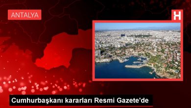 Cumhurbaşkanı kararları Resmi Gazete'de