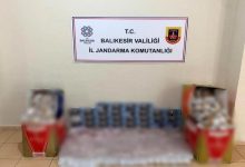 Gönen'de kaçak sigara operasyonu
