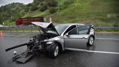 AK Parti Milletvekili Canbey, trafik kazası geçirdi