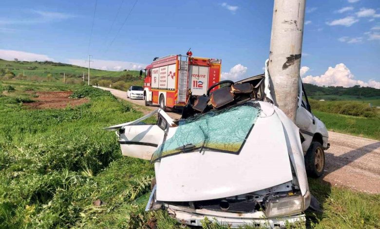 Susurluk'ta trafik kazası: 1 yaralı